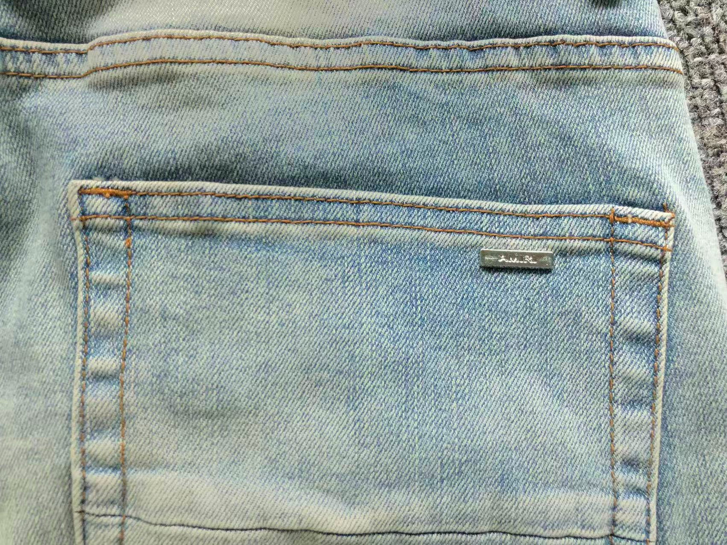 Bermuda Jeans AMIRI Ice Fade Distressed