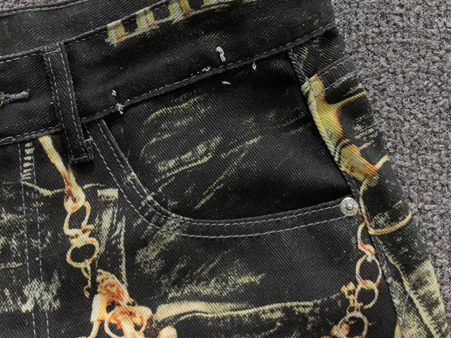 Calça Acne Studios Industrial Chain Jeans