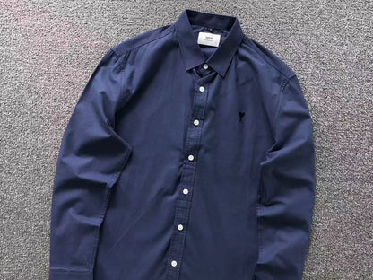 Camisa AMI Paris Heart Logo Classi