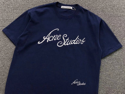 Camiseta Acne Studios Embroidered Script Logo