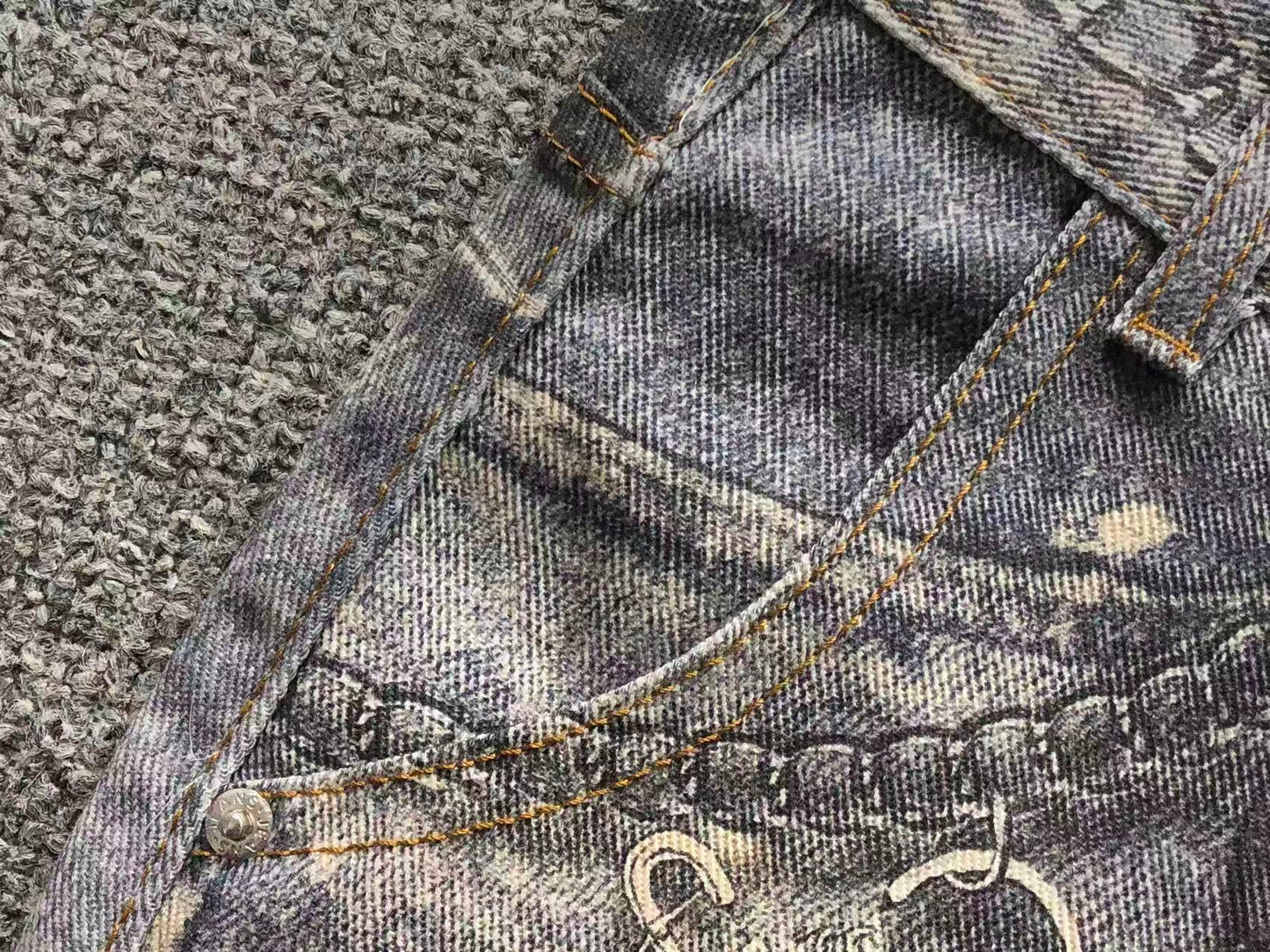 Calça Acne Studios Trashcore Accessory Jeans
