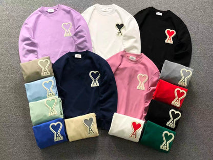 Moletom AMI Paris Ami de Cœur Crewneck Big Heart