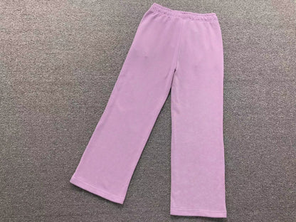 Calça elástica ALO moletom reta feminina