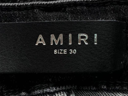 Calça AMIRI Galaxy Paint Black Denim