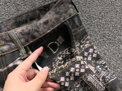 Calça Acne Studios Paisley Archive Denim