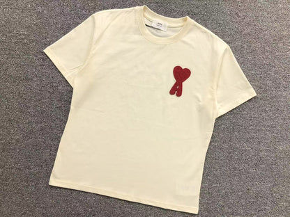 Camiseta AMI Paris Big Heart Patch Classic
