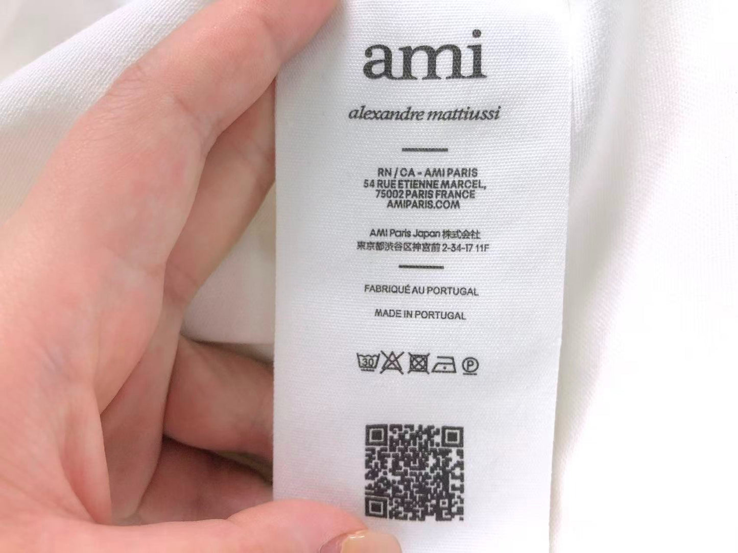 Camisa AMI Paris Classic Heart Oxford