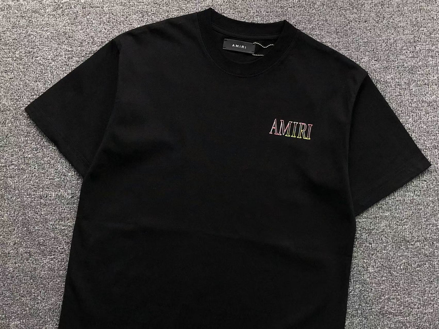 Camiseta AMIRI Rainbow Bandana Logo