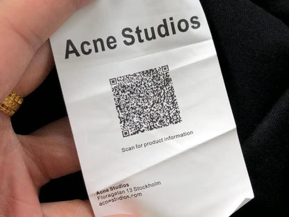 Camiseta Acne Studios Clean Badge Long Sleeve