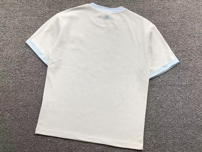 Camiseta AMI Paris Contrast Heart Ringer