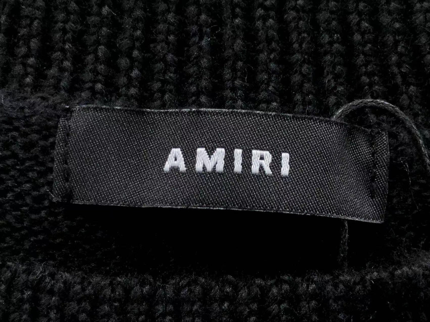 Suéter AMIRI Brush Logo Distressed