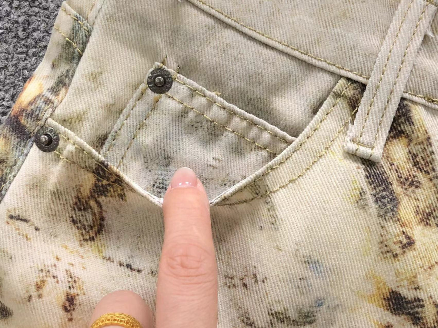 Calça Acne Studios Vintage Artifact Jeans