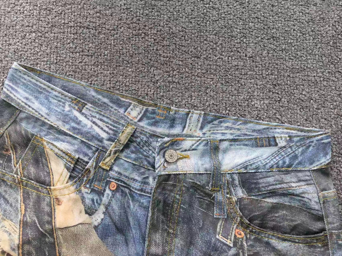 Calça Acne Studios Underground Script Denim