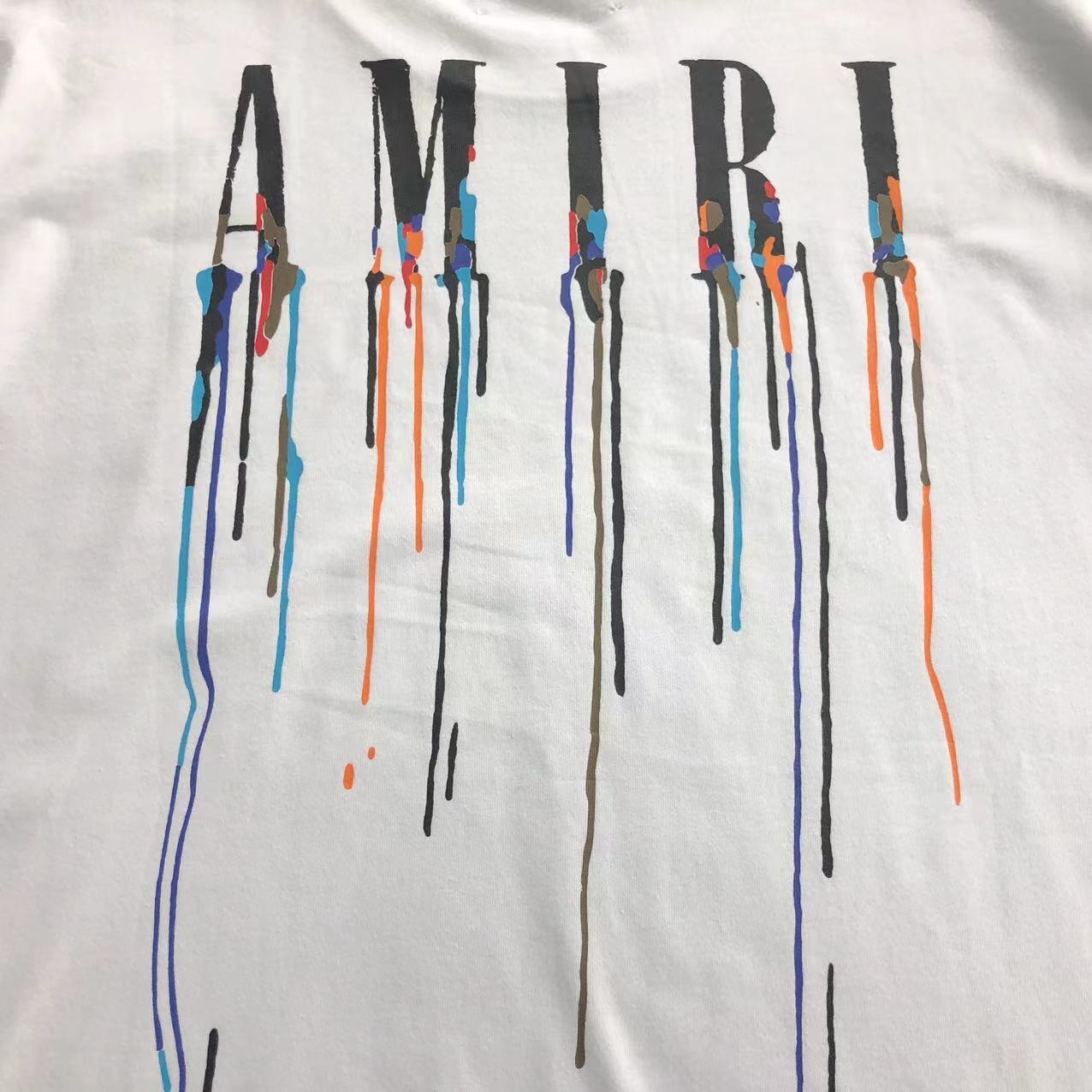 Camiseta AMIRI Drip Paint Logo