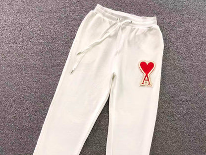 Calça Jogger AMI Paris Big Logo Heart Moletom