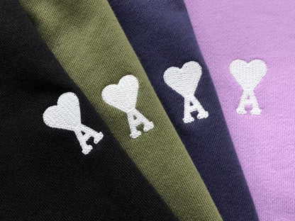 Moletom AMI Paris Ami de Cœur Zip Hoodie