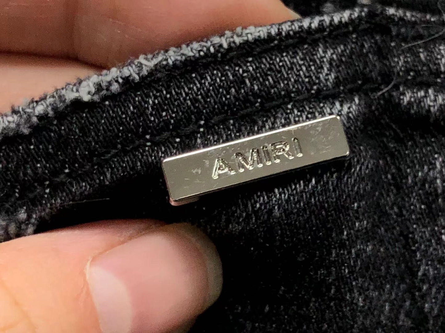 Calça Jeans AMIRI Distressed Black