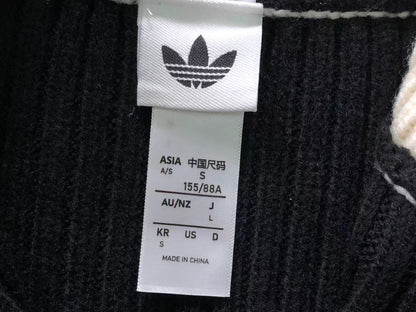 Suéter Adidas feminina Ribbed Knit Track Jacket