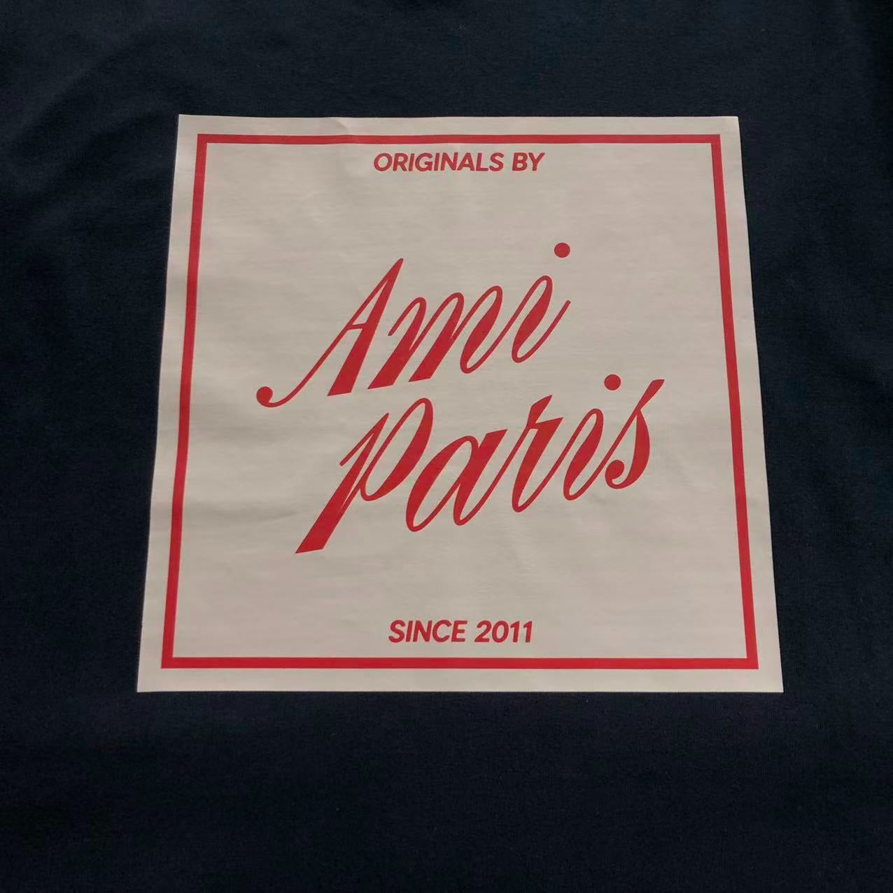 Camiseta AMI Paris Originals Box Logo Tee