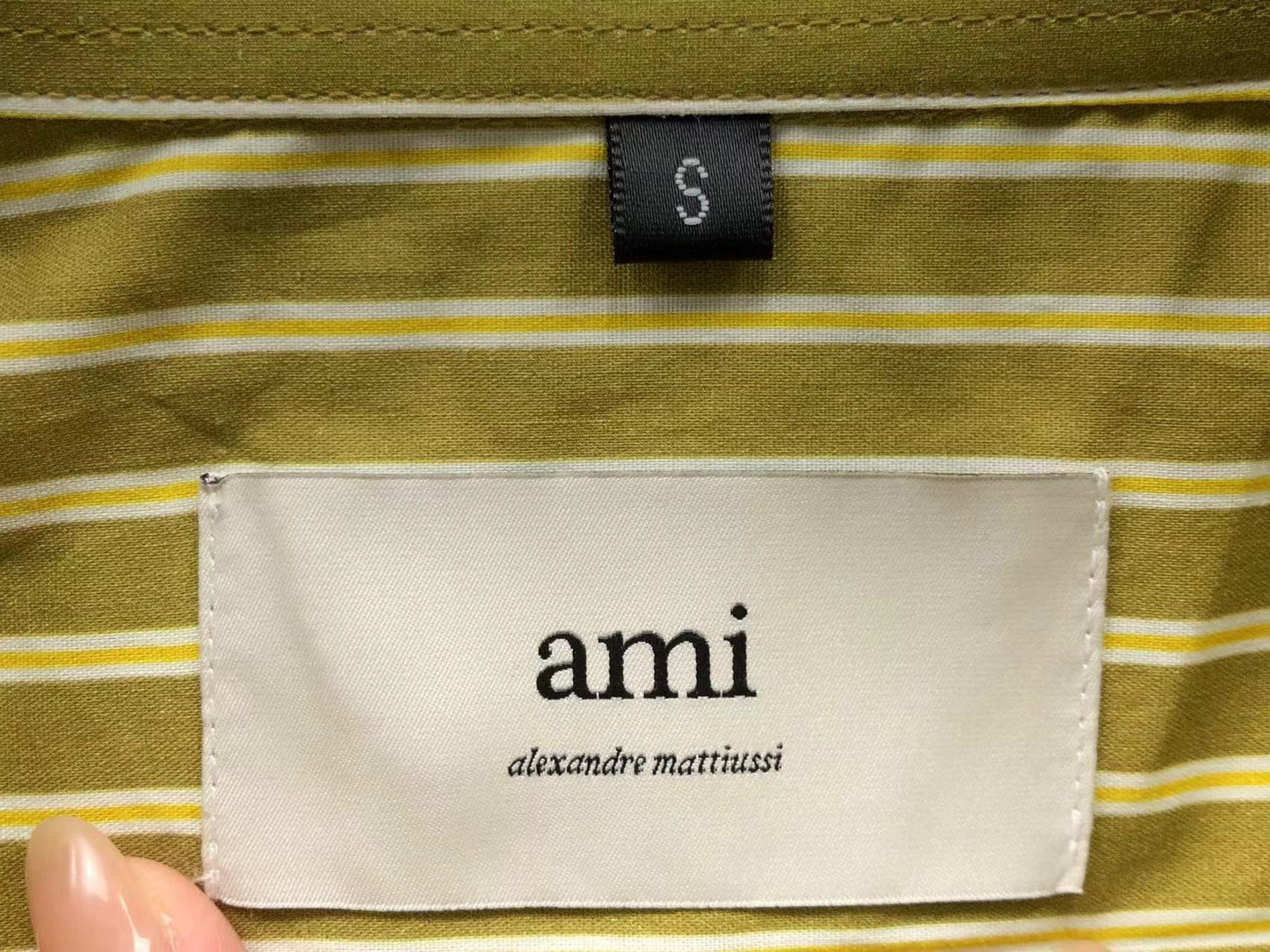 Camisa AMI Paris Stripe Colorway