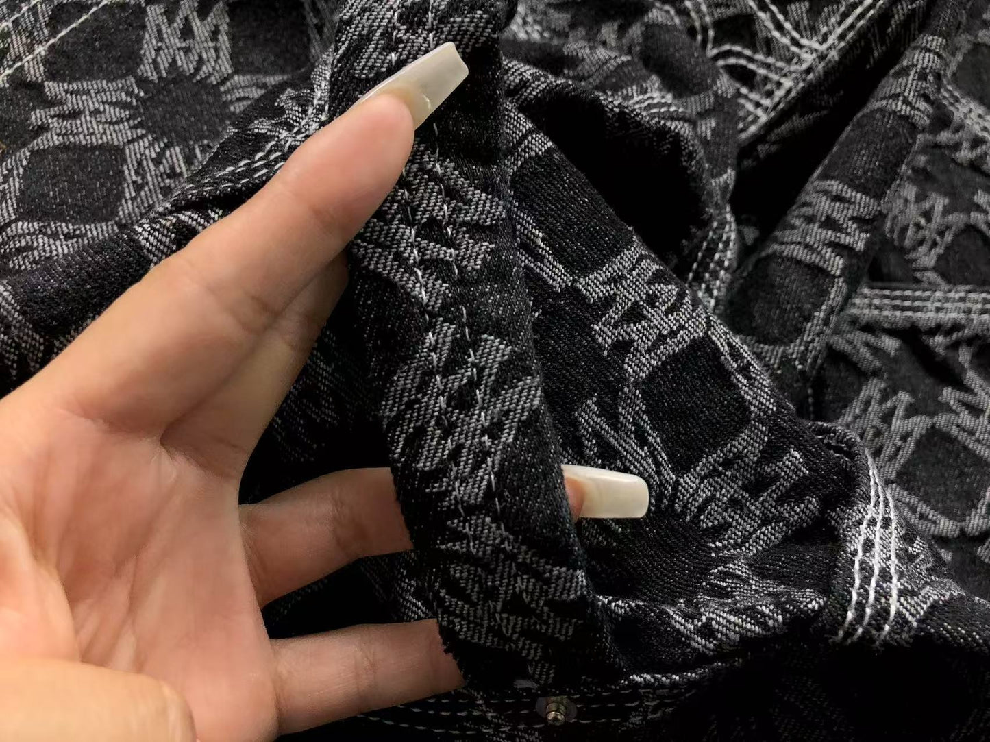 Calça AMIRI Monogram Cargo Denim