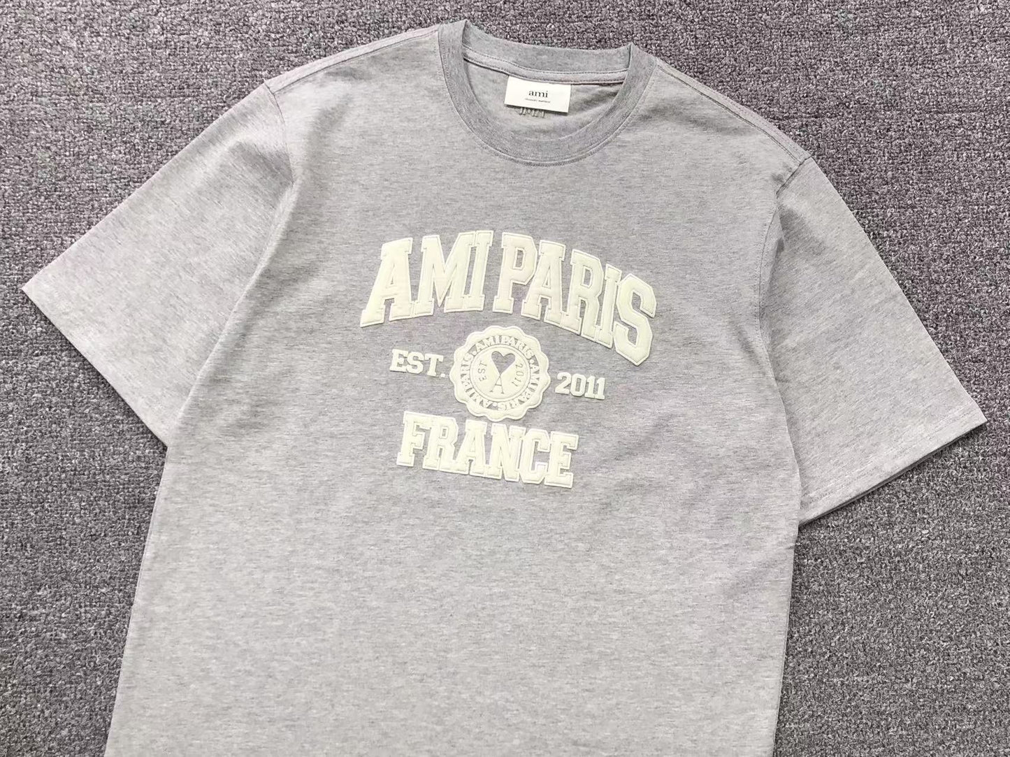 Camiseta AMI Paris College Logo France