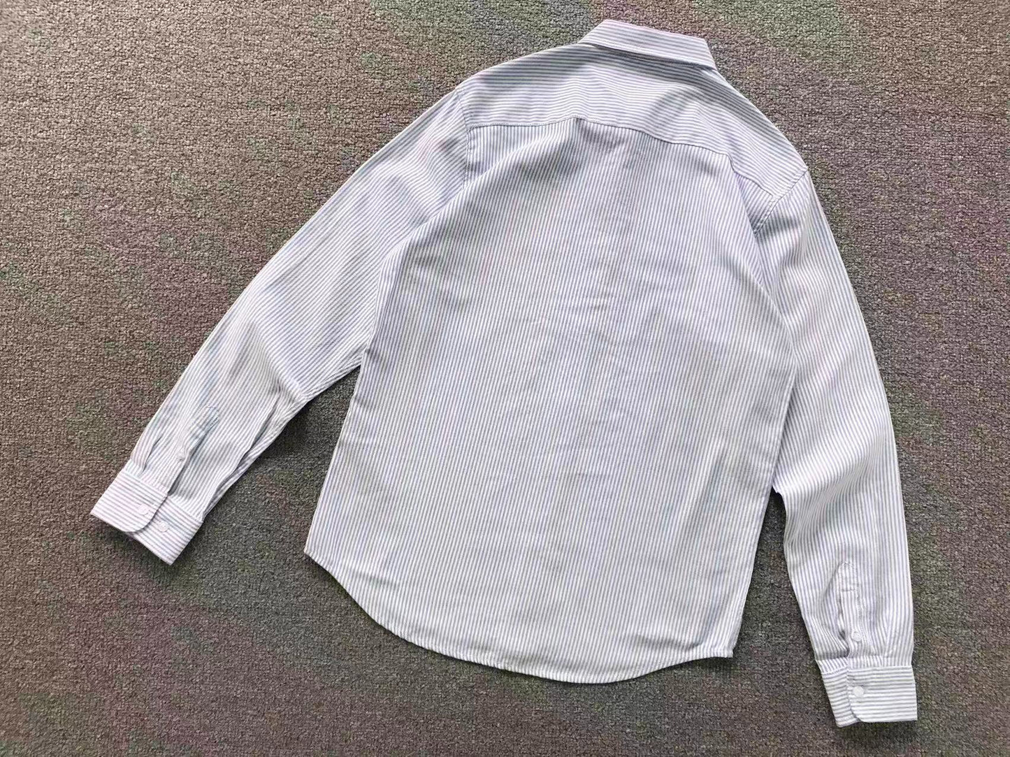 Camisa AMI Paris Striped Mini Heart Premium