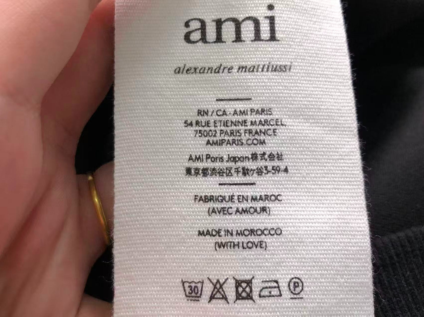 Moletom com Capuz AMI Paris Zip Hoodie Logo Coração
