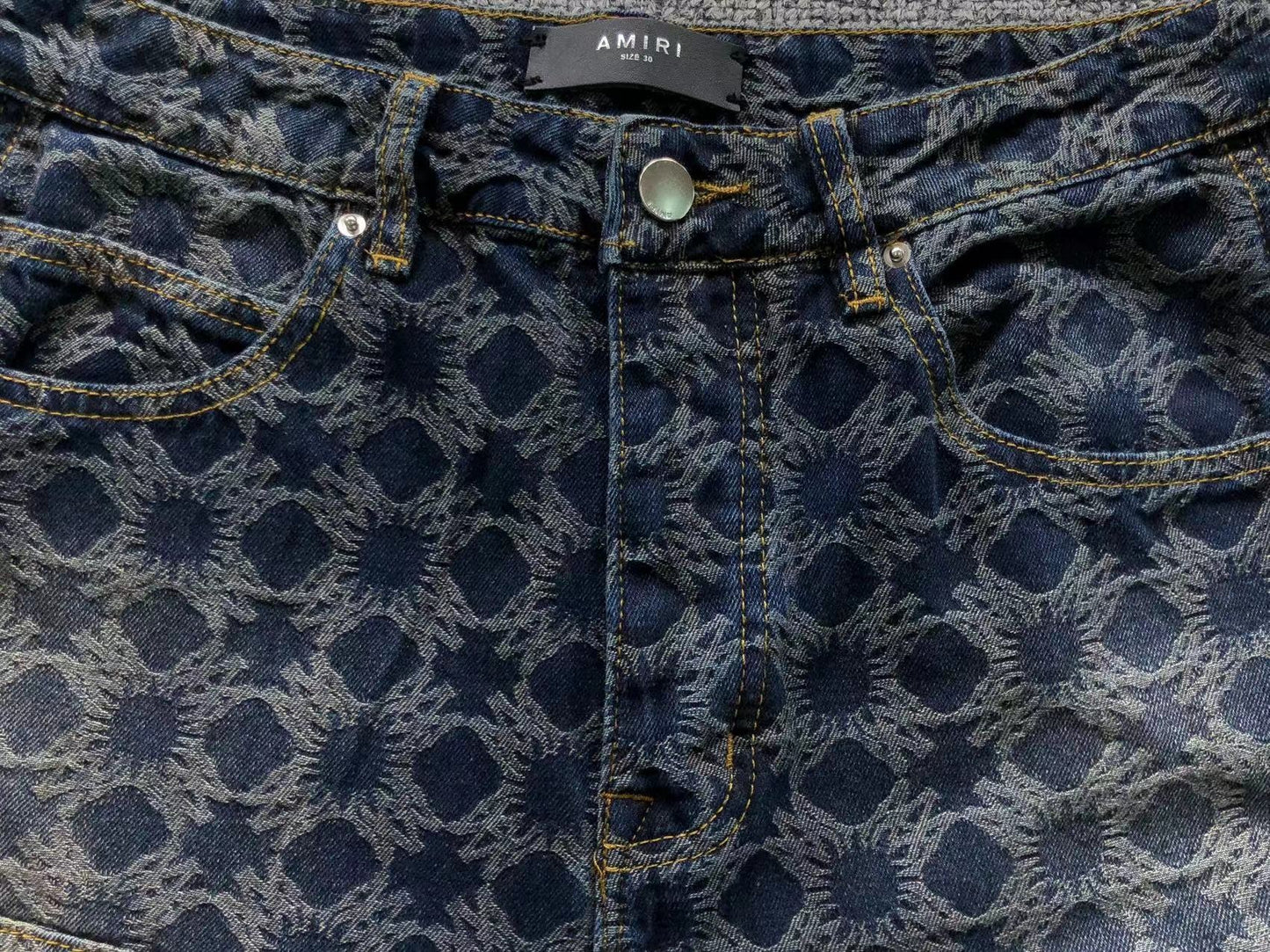 Calça AMIRI Monogram Cargo Denim