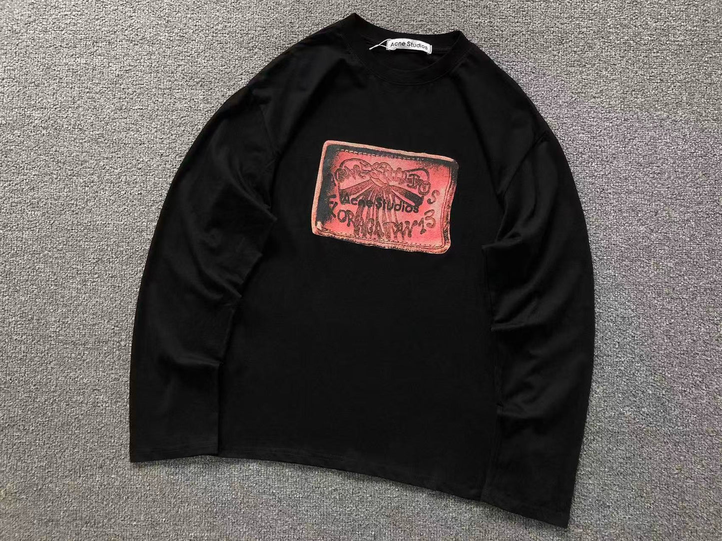 Camiseta Acne Studios Distressed Patch Tee