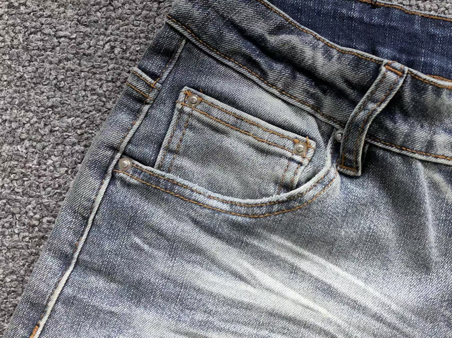 Bermuda Jeans AMIRI Distressed Monogram