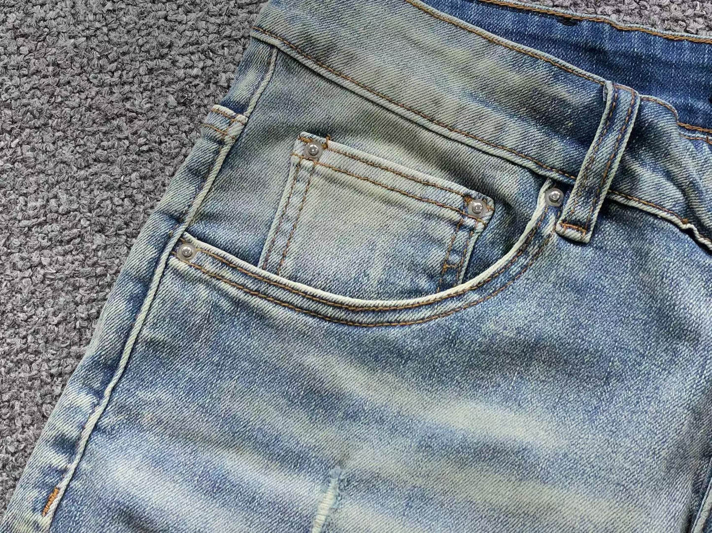 Bermuda Jeans AMIRI Vintage Bleach Distressed