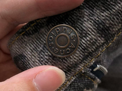 Calça Acne Studios Paisley Archive Denim