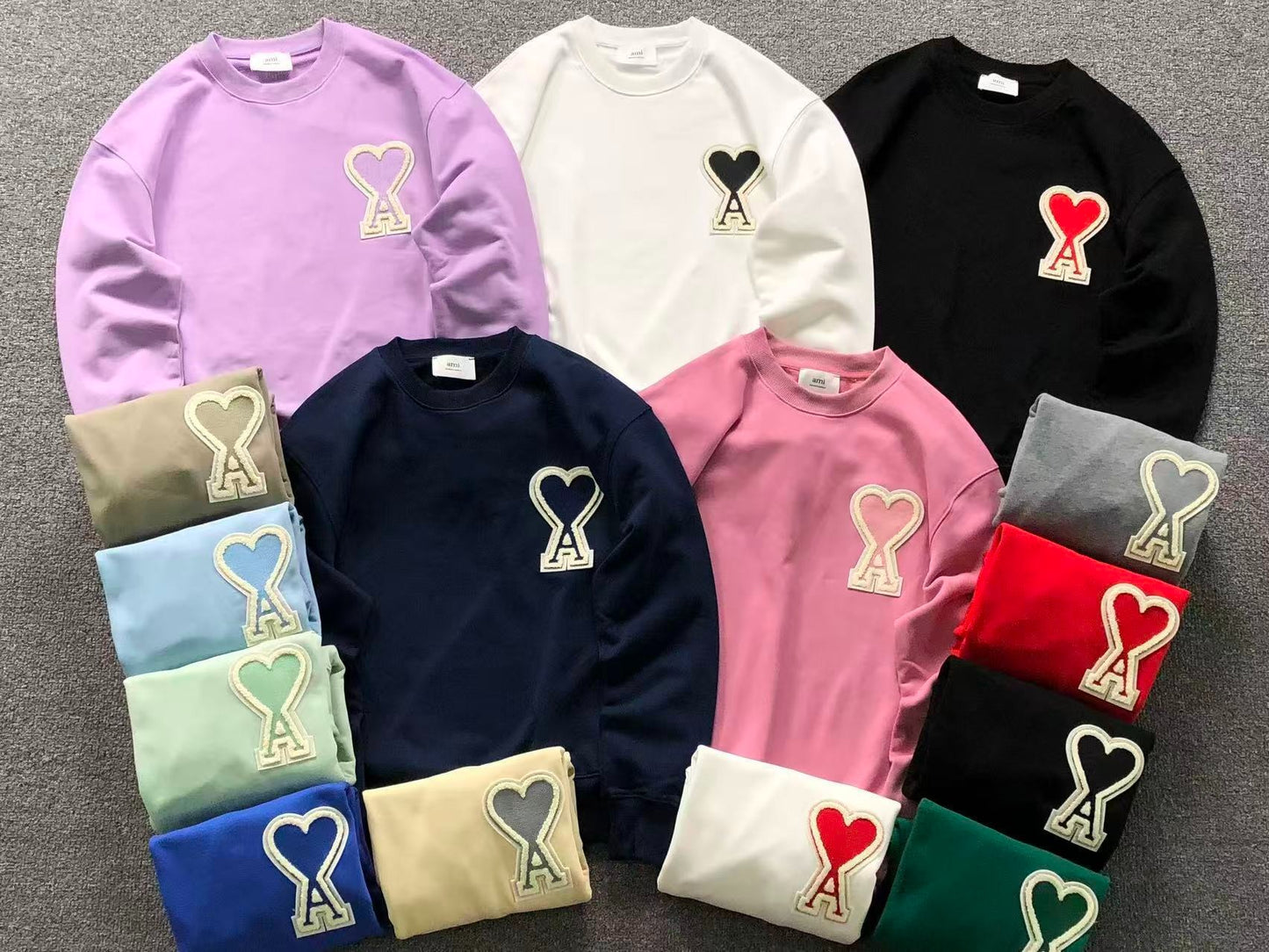 Moletom AMI Paris Ami de Cœur Crewneck Big Heart