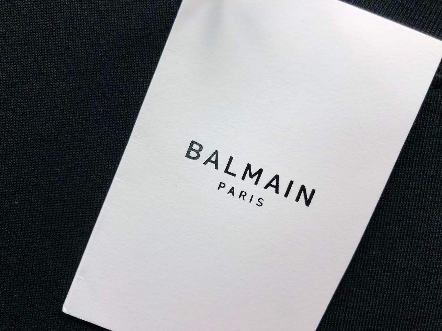 Camiseta Balmain Script Logo