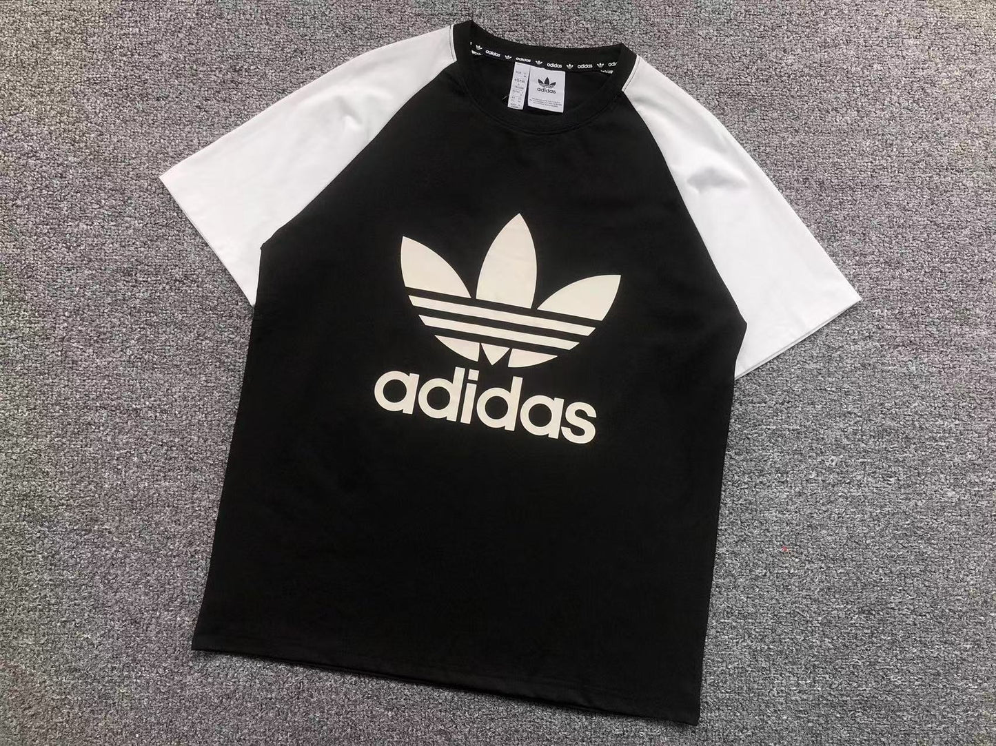 Camiseta Adidas Trefoil Raglan Contrast
