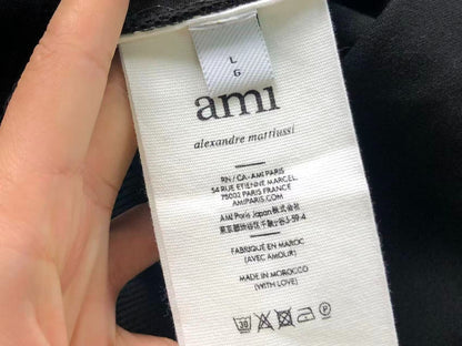 Moletom AMI Paris com Zíper Logo Paris