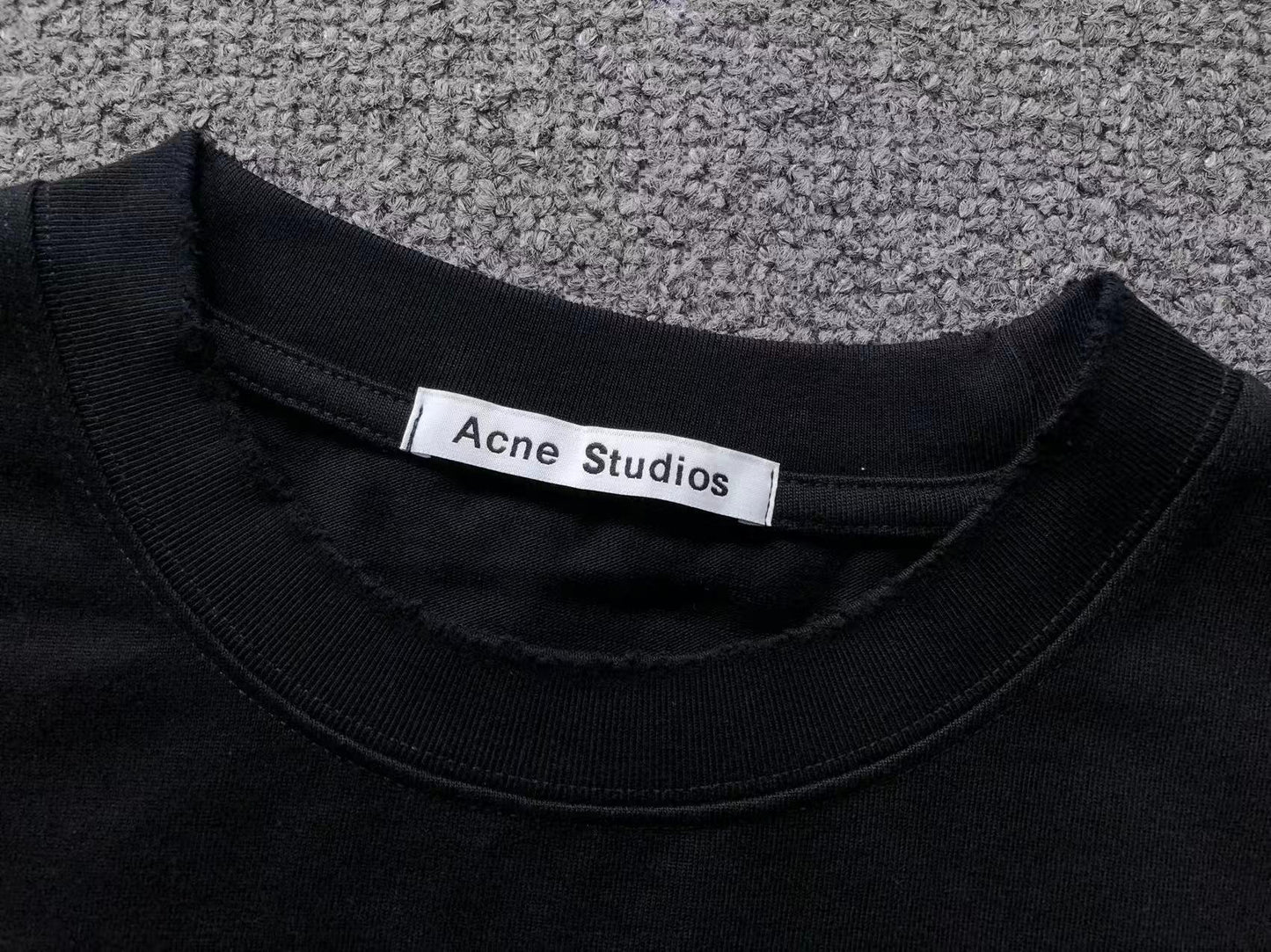 Camiseta Acne Studios A.S. Signature