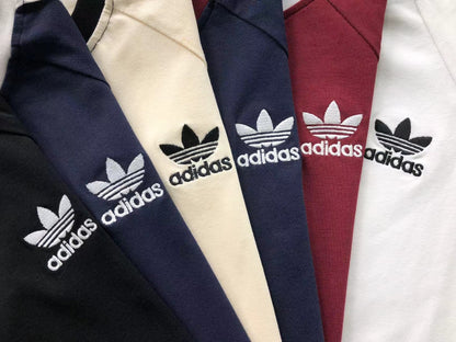 Camiseta Adidas Raglan Core 3-Stripes Feminina