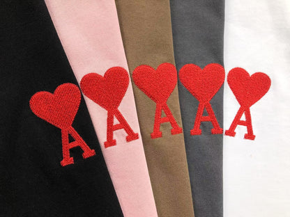 Camiseta AMI Paris Mini Heart Logo Classic