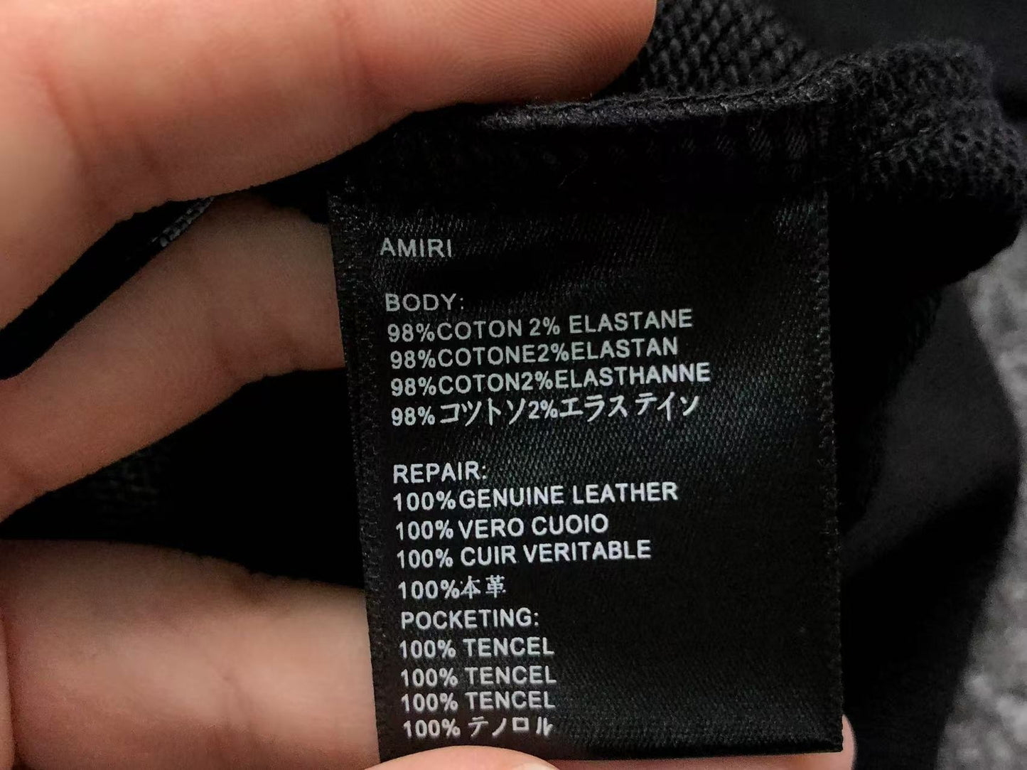 Moletom AMIRI Hollywood Back Logo Hoodie