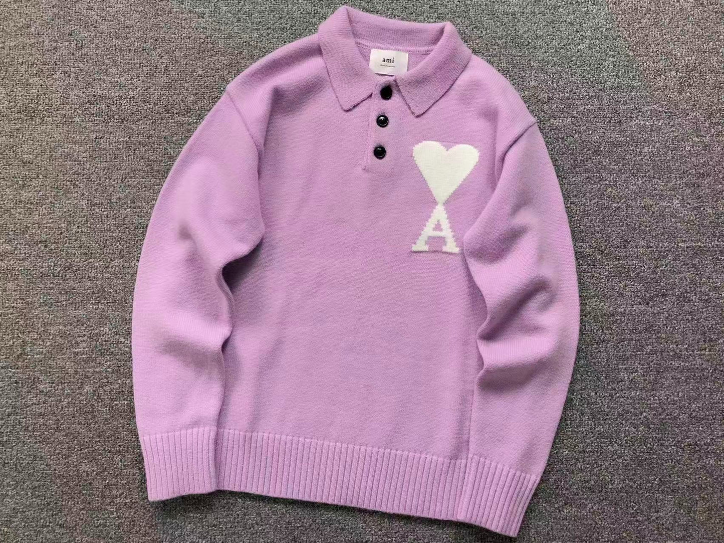 Suéter AMI Paris Polo Knit Essential