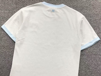 Camiseta AMI Paris Contrast Heart Ringer