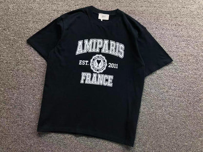 Camiseta AMI Paris Badge Varsity