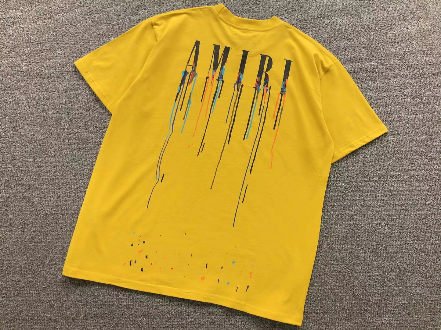 Camiseta AMIRI Drip Paint Logo