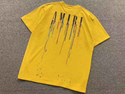 Camiseta AMIRI Drip Paint Logo