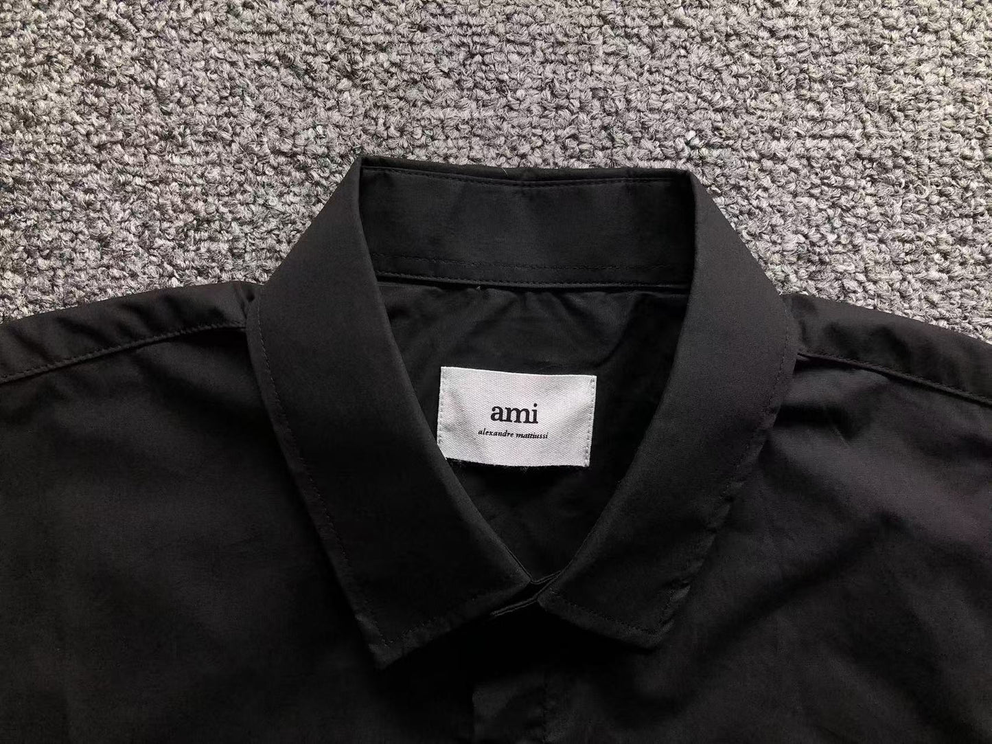 Camisa AMI Paris Heart Logo Pocket Shirt
