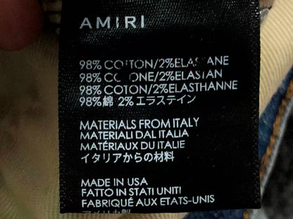 Bermuda Jeans AMIRI Ice Vintage Minimal Distressed