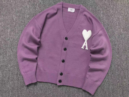 Suéter Cardigan AMI Paris
