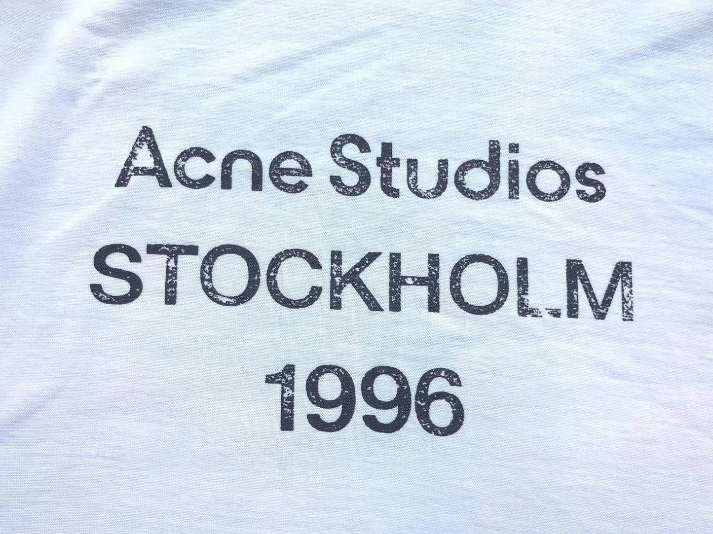 Camiseta Acne Studios Stockholm 1996 Tee